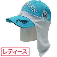 르꼬끄 골프 LE COQ SPORTIF GOLF 차양 대하여 캡 여성, 화이트 00