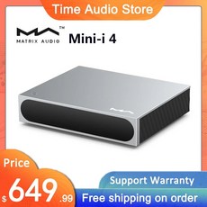 매트릭스 미니 i 4 스트리머 Roon Ready MA 플레이어 ES9039Q2M DAC 고품질 USB 768kHz DSD512 MQA 풀 디코더 헤드폰 앰프, 1.White - ifizendacsignaturev2