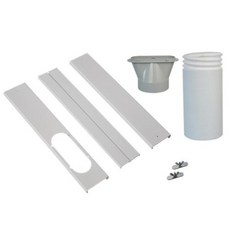 이동식 에어컨 배기 휴대용 모바일 호스 벤트 슬라이딩 윈도우용 액세서리