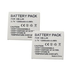 Sanyo DB-L20 Xacti DMX-C1 배터리 또는 충전기 C4 C5 C6 CA6 CA65 CA8 CA9 CG5 CG6 CG65 CG9 DSC-C4 C5 E6 J4 VPC-