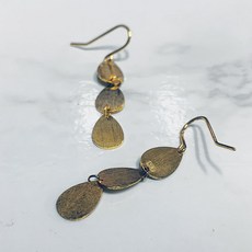 물방울실버귀걸이