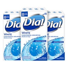 다이알 화이트 화장비누 8p, 904g, 24개