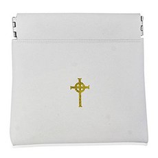Good Shepherd Creations 동전 지갑 스타일 묵주 파우치 Celtic 크로스 (블?
