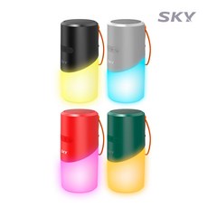 스카이 붐 네온 N2 5W 5.3 블루투스 스피커 SKY-BN2, 레드