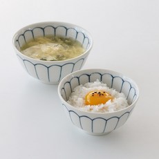 꿈꾸는 키친 데이지 공기 대접 세트, 밥그릇(1p)+국그릇(1p), 1개 밥그릇(1p)+국그릇(1p)