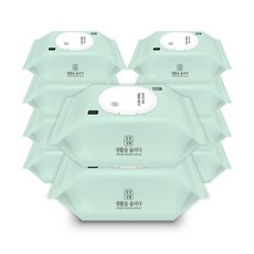 청성 자연유래성분 피톤치드 함유 올림생활 베이직 물티슈 캡형
