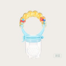 과일 이유식기 젤라틴 과채물기 아기 이갈이 스틱 이유식 공구 신기, 푸른 색, 1개