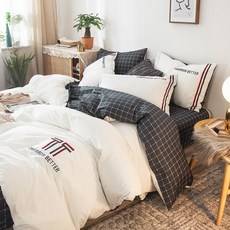 밀레니얼창고 베실내화 엔틱침대인테리어 에침대 커버 작은 자수 침대시트 타입 많다 네 건 용품 규격 침대위 편안하고 부드럽운, 앤디