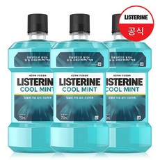 리스테린 [리스테린] 쿨민트 750ml x3, 단품없음
