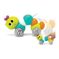 12개월아기 감각 발달 애벌레장난감 영유아 영아 오감장난감, 1개