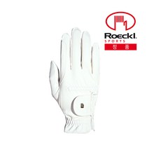 [Roeckl Sports] ROECK-GRIP WINTER 겨울용 성인 승마장갑, 7.5, 화이트, 1개