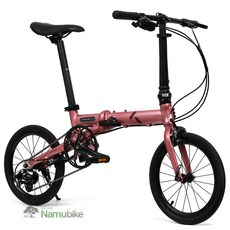 키후 에어 KIHU AIR 퀵커 8.9KG 3단 16인치 접이식 미니벨로 자전거 신제품, 완조립 배송, 뉴트로레드
