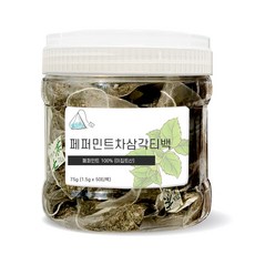 권뱅푸드 삼각티백 페퍼민트차 50개입 대용량, 1통, 75g