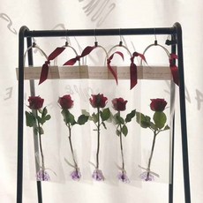 [지연파파몰]봉투 꽃쇼핑백 10p 꽃선물 포장 투명쇼핑백 꽃 소 꽃바구니 꽃포장지, 본상품, 상세페이지 참조
