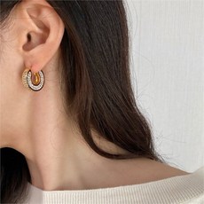 24k순금큐빅귀걸이