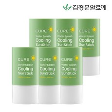 [김정문알로에] 큐어 쿨링 선스틱 23g 6개