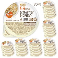 빼고비움 최저 칼로리 100g당 39kcal 발효곤약쌀현미밥39 150g x 30팩