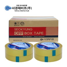 서경테이프 물레방아 컷터기용 스카치 테이프 20mm x 40m, 투명, 120개