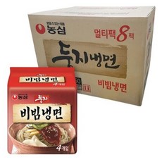 농심 둥지 비빔냉면 162g, 16개