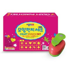 창선문구사 모양펀치세트 중형 10개입