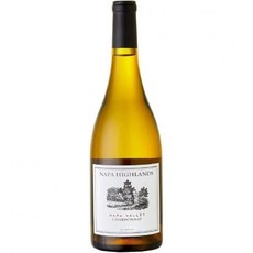 나파 하이랜드 샤르도네 나파 밸리 25.5 fl oz (750 ml) (화이트 와인/드라이/캘리포니아), 750ml, 1개