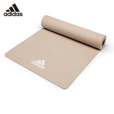 아디다스/아디다스 요가 매트 댄스 매트 는 더 길고 넓고 두꺼운 피트니스 매트 홈 여성 다크 블루입니다, 베이지