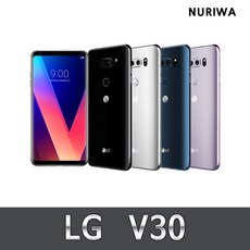 LG V30공기계 중고 알뜰폰 자급제 3사호환 강화필름 부착, 로즈, S급