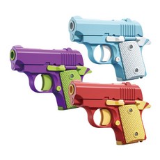 피젯스피너 토이 나이프 LED 불안방지 스트레스 해소 틱톡 장난감, 당근총 3종 세트