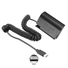 파나소닉 호환 Lumix S5 DC S5 DC S5K GH6 카메라용 PD C타입 DMW BLK22 더미 배터리 DMW DCC17 전원 어댑터, 한개옵션0