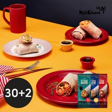 [교촌1991] [교촌] 닭가슴살 브리또 3종 30+2팩, 선택:03. 단짠콤보 30+2팩