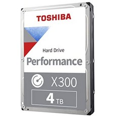 [해외직구]Toshiba (HDWE140XZSTA) X300 4TB 고성능 데스크탑 및 게임용 하드 드라이브 7200RPM 128MB 캐, One Color_128 MB, 상세 설명 참조0, One Color_128 MB