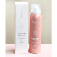 [콜라겐 물광 피부] 릴리이브 글로우턴 버블 세럼 150ml / GLOW-TURN BUBBLE SERUM 바디하이라이터 글로우턴버블세럼 콜라겐버블 물광피부 피부결개선 피부보습, 4개
