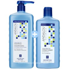 안달로우 아르간 스템 셀 샴푸946.4ml+컨디셔너340ml, 상세페이지 참조