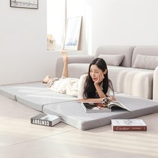 코멧 모던 슬림 서랍장, 화이트, 3단 가구 아라홈 탄탄한 3단 접이식 매트리스