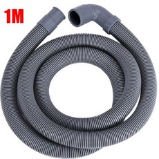 폐기물 호스 익스텐션 파이프 1 피스 식기 세척기 배출구 엘보 22-23mm PP 세탁기용 20-21mm, [01] 1m, 1개