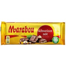 Marabou 마라보우 스위스 헤이즐넛 밀크 초콜릿 100g 5팩, 5개