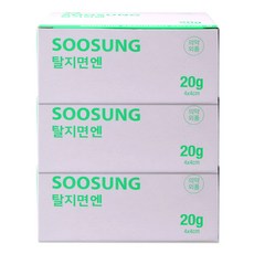 해호 수성 탈지면 각솜 20g, 단품, 3개 - 수성탈지면