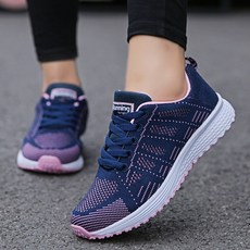 여성 캐주얼 신발 패션 통기성 워킹 메쉬 플랫 슈즈 흰색 스니커즈 TENIS FEMININO