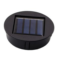 LED 랜턴 라이트 뚜껑이 있는 태양 전지 패널 야외 행잉 상단 교체 부품 DIY 테이블 조명 장식, 1 pcs, 1개