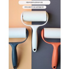 탈착식점모기 교체식 제모기 의류점모흡모기 점모흡진지 의류제모기, 네이비1핸들1롤[뚜껑없음-40찢기/롤]