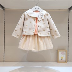 [아가방} 논현점*디어베이비 깜찍발랄 너무 귀여운 샤스커트 가디건 3세트/60%할인