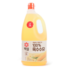 백설 옥수수유, 1.8L, 100개