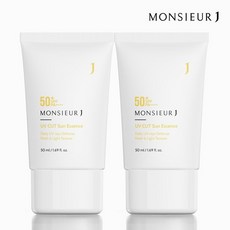 무슈제이 UV 컷 선 에센스 SPF50+/PA++++ 50ml 1+1