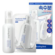 힐링버드 히알루론 밀크 헤어 에센스 (+리필) 기획세트, 1개, 300ml