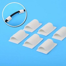 전선고정 벽 부착 고정 화이트 케이블 선 정리 홀더 랜선정리, 단일상품