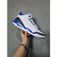 [10일이내출고] 나이키 에어 조던3 레트로 화이트 레이서블루 CT8532-145