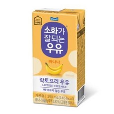 소화가잘되는우유 바나나, 190ml, 384개