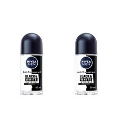 니베아 맨 데오 롤 인비저블 블랙 앤 화이트 50ml, 2개
