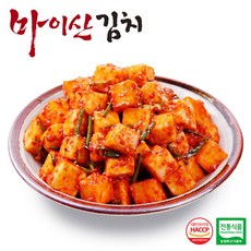 [마이담] [한국농협김치] 전북 마이산김치 깍두기 1kgx3팩, 1세트