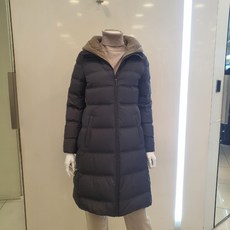린 (L377) 니트후드 구스롱 패딩 (LODHKJ5100)